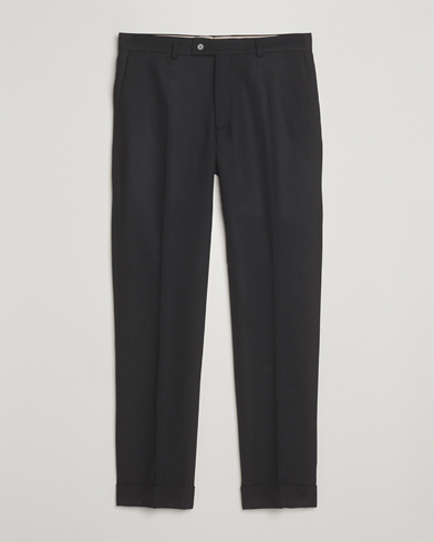 Morris Jack Flannel Trousers Black – Nero
