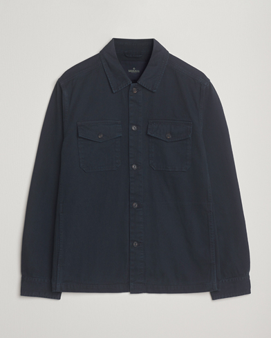 Morris Alain Twill Shirt Jacket Old Blue – Blu