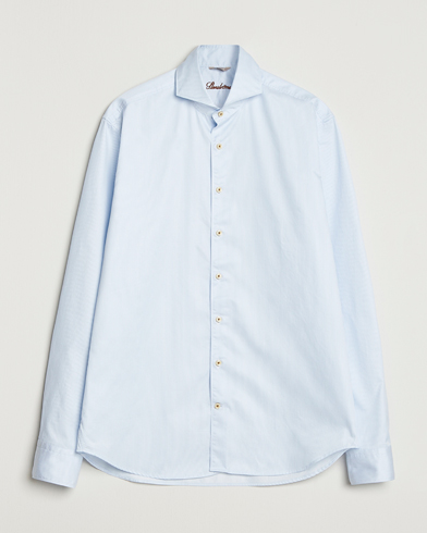 Stenströms Regular Fit Pinstriped Casual Shirt Light Blue – Blu
