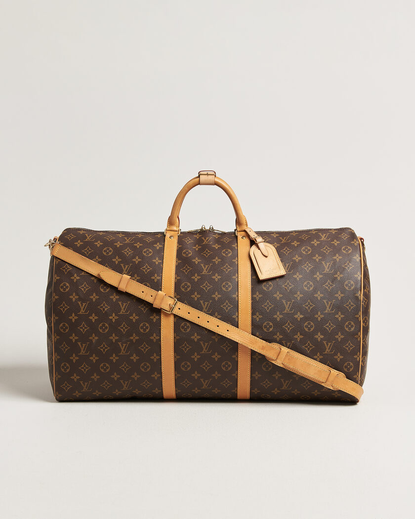 Louis Vuitton Pre-Owned Keepall Bandoulière 60 Monogram – Marrone
