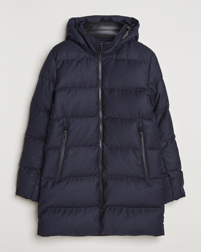UBR Concorde Wool Parka Savile Dark Navy Melange – Blu