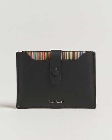Paul Smith Signature Stripe Card Wallet Multi – Nero