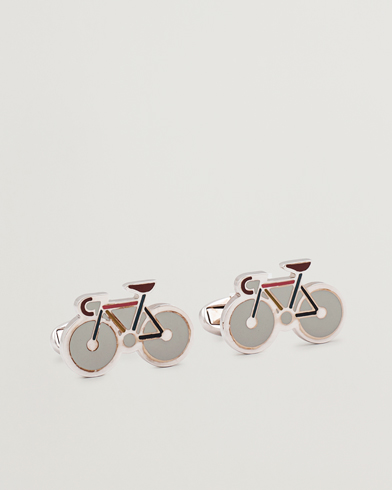 Paul Smith Bike Cufflink Silver – Argento