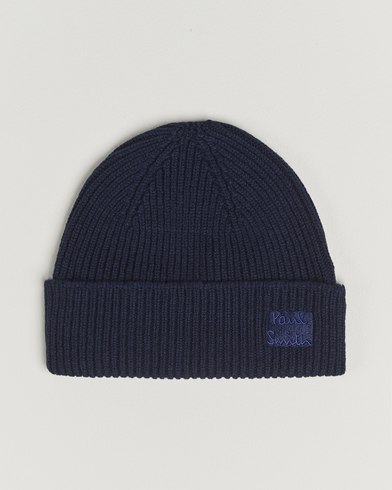 Paul Smith Cashmere Beanie Navy – Blu