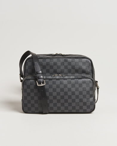 Louis Vuitton Pre-Owned Leoh Shoulder Bag Damier Graphite – Grigio