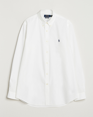 Polo Ralph Lauren Custom Fit Stretch Poplin Shirt White – Bianco