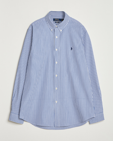 Polo Ralph Lauren Custom Fit Stretch Poplin Shirt Bengal Stripe – Blu