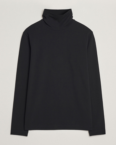 Filippa K Organic Cotton Stretch Turtleneck Black – Nero