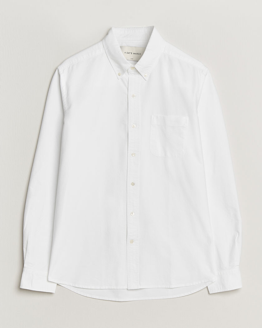 A Day's March Classic Oxford Shirt White – Bianco