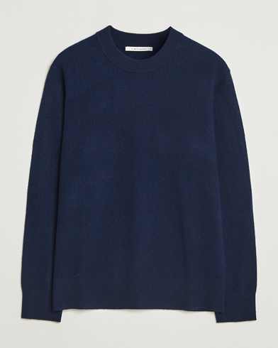 A Day's March Marlow Cashmere Blend Sweater Navy – Blu