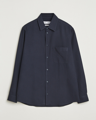 Samsøe Samsøe Damon Overshirt Salute Navy – Blu