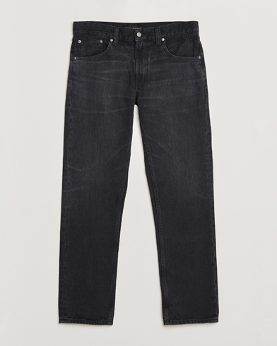 Nudie Jeans Gritty Jackson Jeans Scratched Tracks – Nero