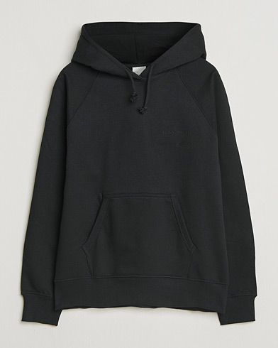 Nudie Jeans Gunde Logo Hoodie Black – Nero