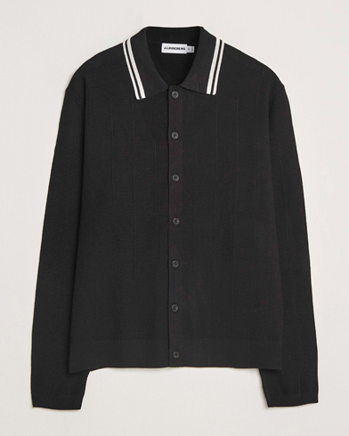 J.Lindeberg Willem Structured Cardigan Black – Nero
