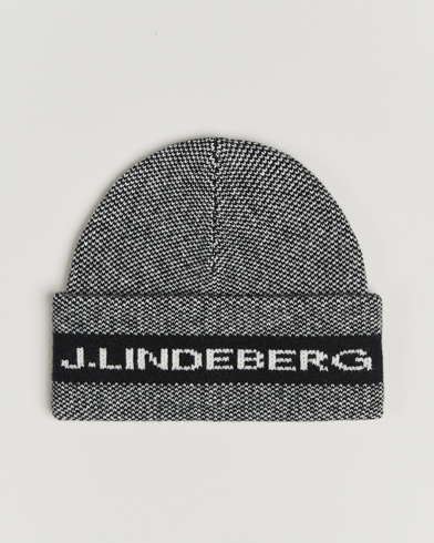 J.Lindeberg Ernie Beanie Black Melange – Nero