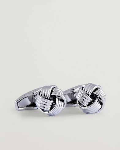 Amanda Christensen Knot Cufflink Silver – Argento