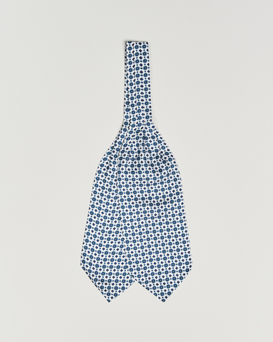 Amanda Christensen Silk Twill Medallion Ascot White – Bianco