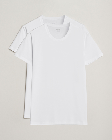 Falke 2-Pack Cotton Crew Neck T-Shirt White – Bianco