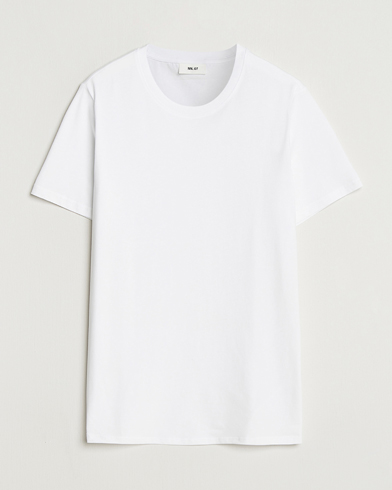 NN07 Percy Crew Neck T-Shirt White – Bianco