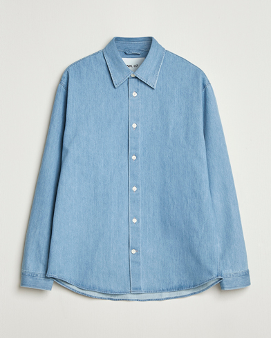 NN07 Casper Denim Overshirt Blue – Blu