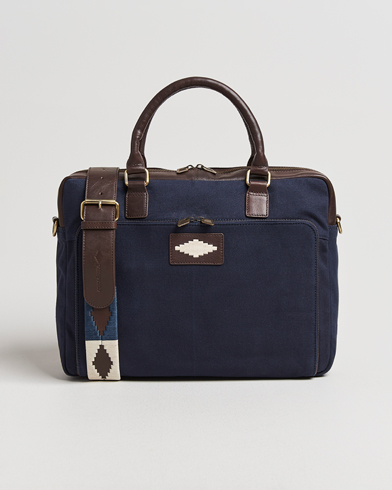 Pampeano Mensajero Canvas Briefcase Navy – Blu