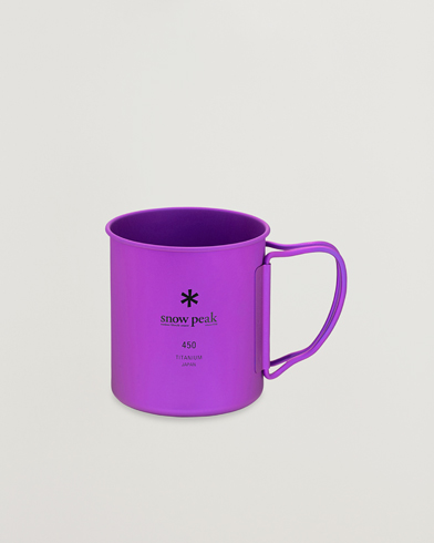 Snow Peak Single Wall Mug 450 Purple Titanium – Viola