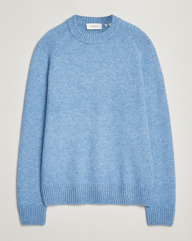 LES DEUX Gilbert Crew Neck Knit Allure Blue – Blu