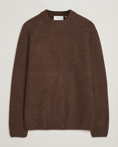 LES DEUX Gilbert Crew Neck Knit Slate Brown – Marrone