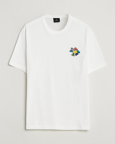 PS Paul Smith Cloud Zebra Printed T-Shirt White – Bianco
