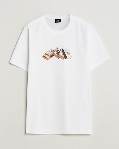 PS Paul Smith Matchboxes Printed T-Shirt White – Bianco