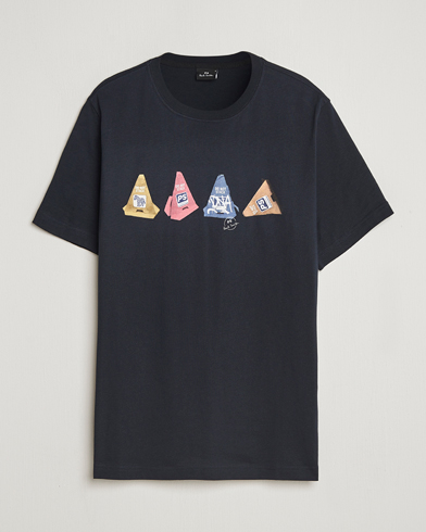 PS Paul Smith Cones Printed T-Shirt Navy – Blu