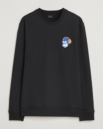 PS Paul Smith Monkey Headphone Printed Sweatshirt Black – Nero