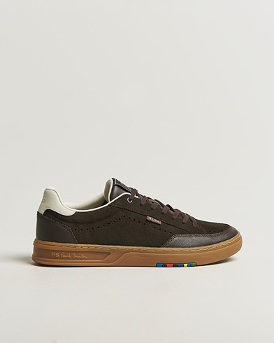 PS Paul Smith Hillstar Suede/Leather Sneaker Dark Brown – Marrone