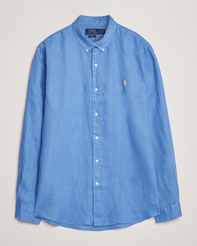 Polo Ralph Lauren Slim Fit Linen Shirt Harbour Island – Blu
