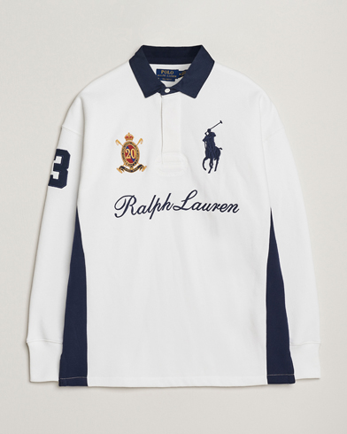 Polo Ralph Lauren Big Pony Rugby Sweater White – Bianco