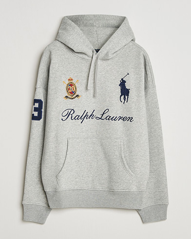 Polo Ralph Lauren Big Pony Hoodie Andover Heather – Grigio