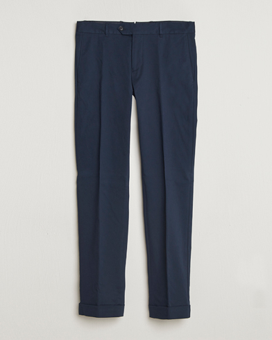 BOSS BLACK Genius Cotton Trousers Dark Blue – Blu