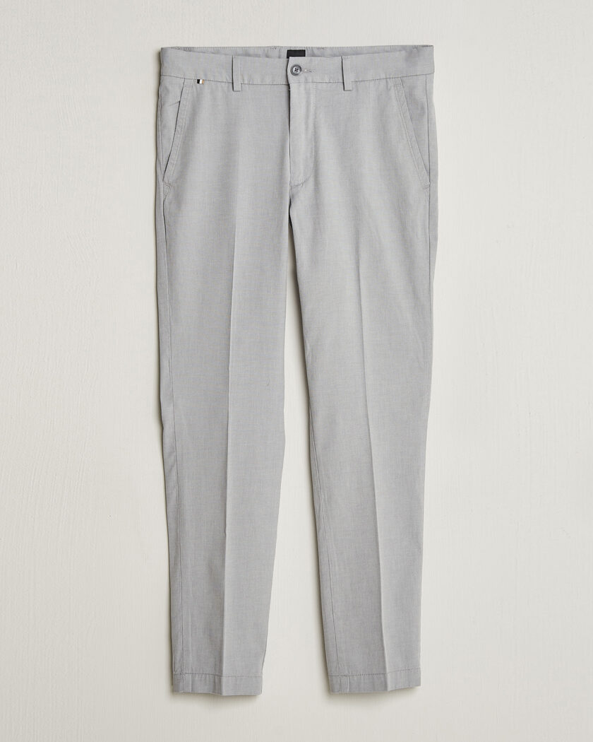 BOSS BLACK Kaiton Structured Chinos Silver – Grigio