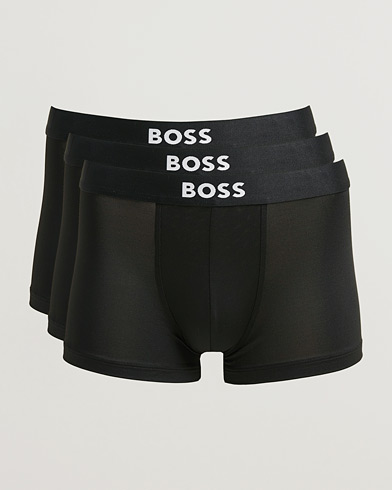 BOSS BLACK 3-Pack Microfibre Trunk Black – Nero