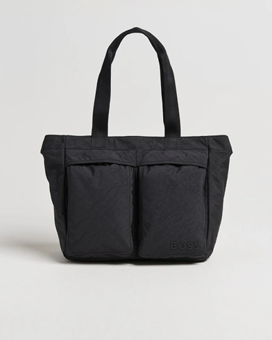 BOSS BLACK Catch Nylon Tote Bag Black – Nero