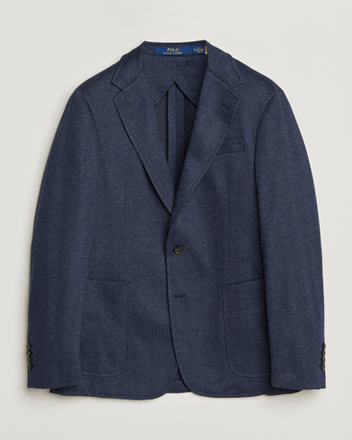 Polo Ralph Lauren Herringbone Single Breasted Sportcoat Navy Multi – Blu