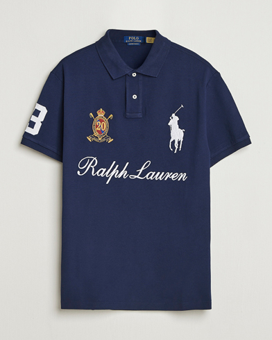Polo Ralph Lauren Custom Slim Fit Big Pony Polo Cruise Navy – Blu