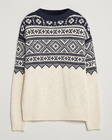 Polo Ralph Lauren Cotton/Cashmere Sweater Cream Combo – Bianco