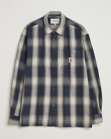 Carhartt WIP Harlin Checked Shirt Jupiter – Grigio