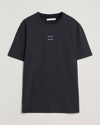 Samsøe Samsøe Cards Printed Crew Neck T-Shirt Black – Nero