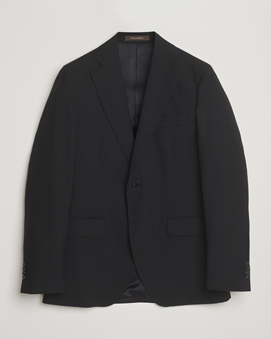 Oscar Jacobson Fogerty Wool Blazer Black – Nero