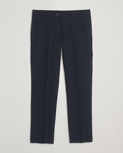 Oscar Jacobson Dandy Wool Trousers Navy – Blu