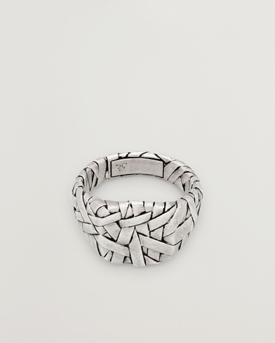 Tom Wood Quilt Ring Small Silver – Argento