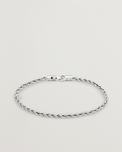Tom Wood Rope Bracelet Silver – Argento