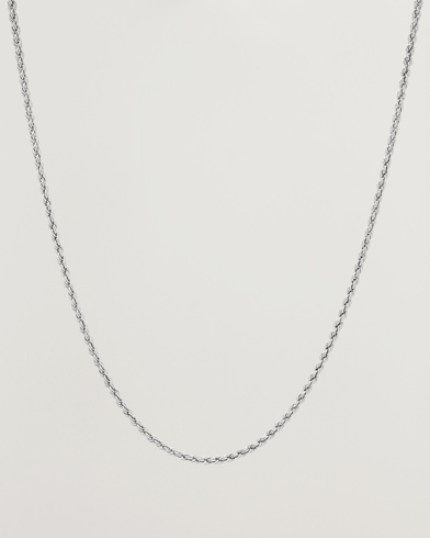 Tom Wood Rope Chain Silver – Argento